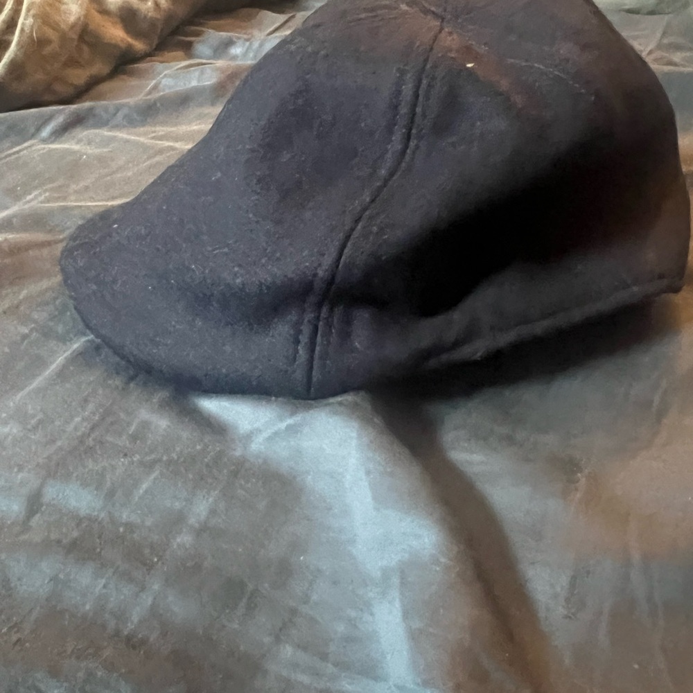 Boston Scally navy flat cap